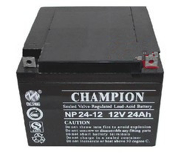 NP24-12 12V24ah 冠军蓄电池 UPS电源专用 消防专用质保三年蓄电池